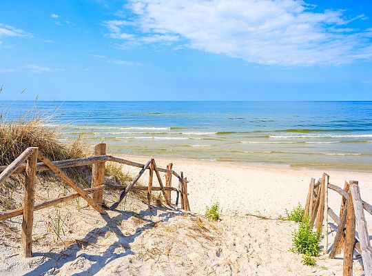 Lubiatowo wejście na plażę